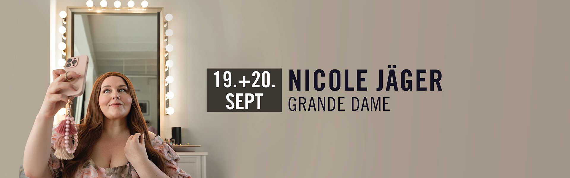 20.09.2026 19.00 Nicole Jäger - Grande Dame